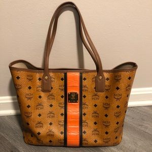 Authentic MCM shopper tote